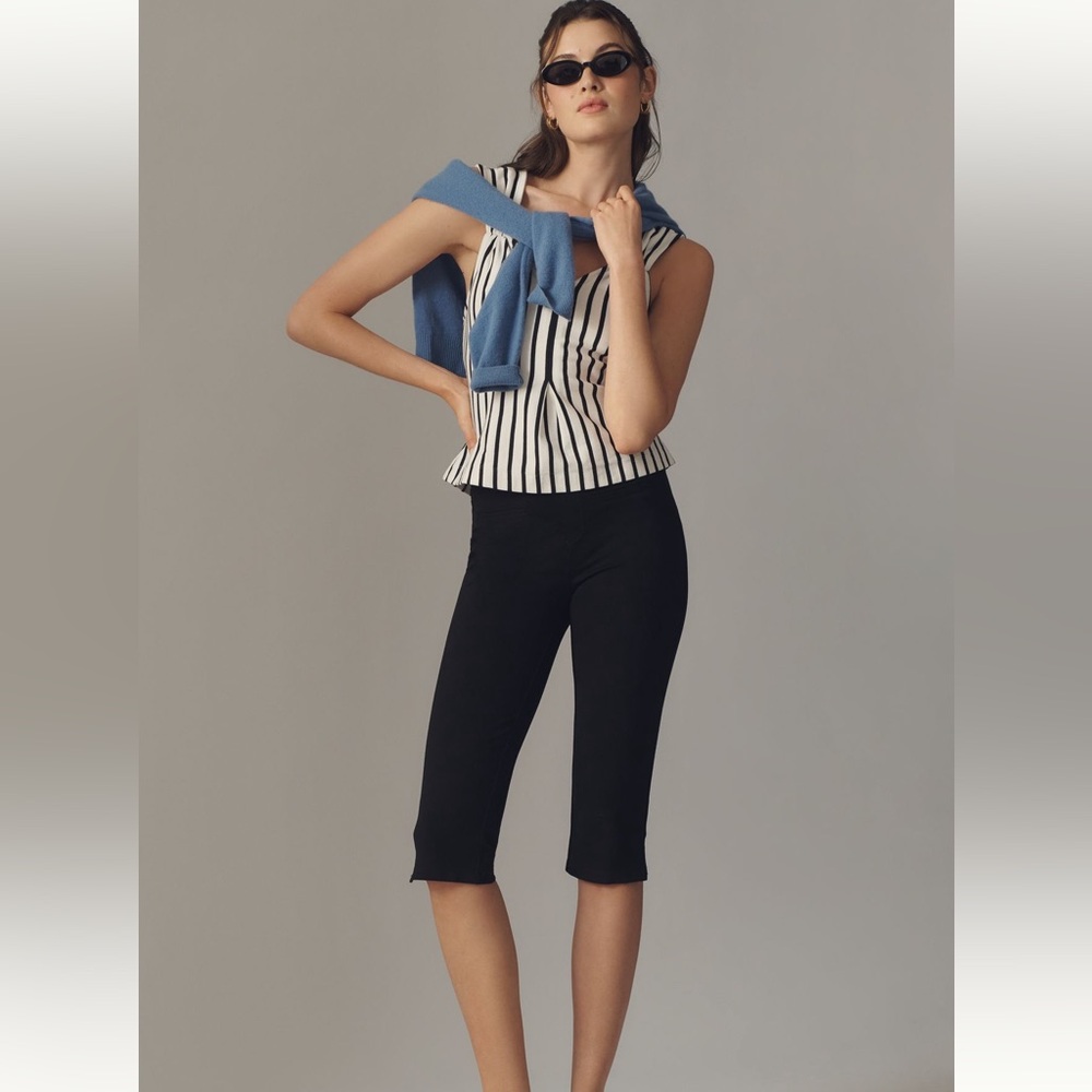 Maeve v-neck fit & flare striped top 1X NWT - Picture 9 of 9